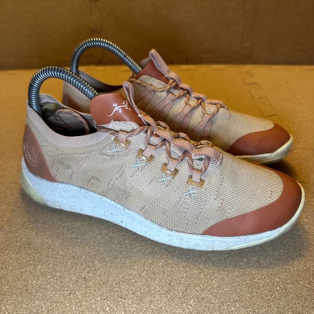 Chaco Kanarra Tan Clay Knit Performance Sneakers Shoes Womens 7.5 J106860